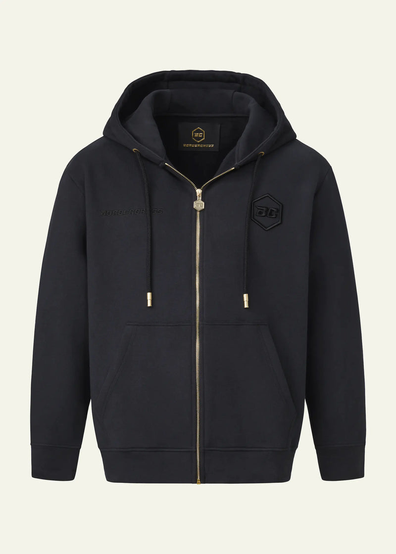 Zip-Hoodie Black
