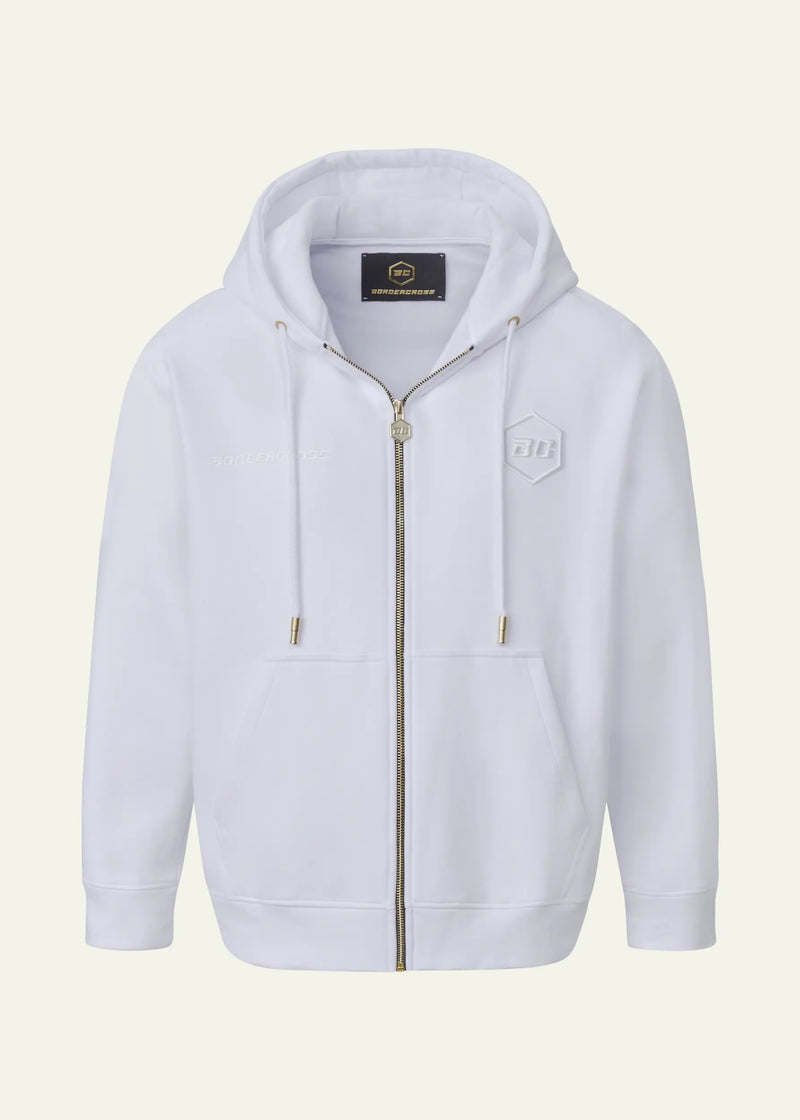 Zip-Hoodie White