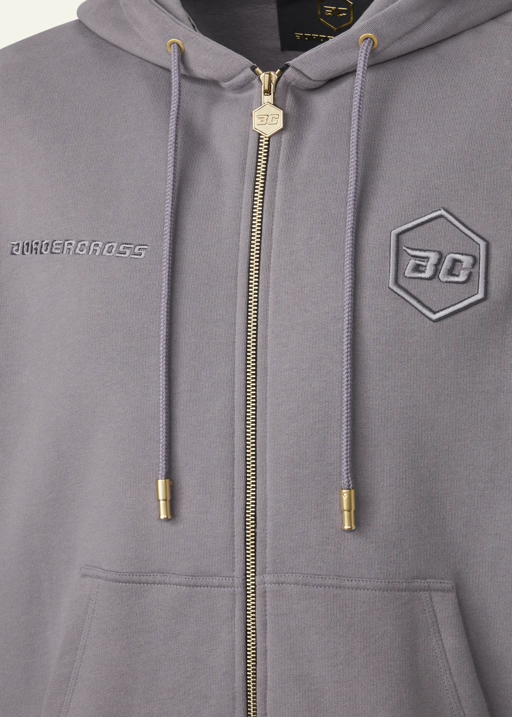 Zip-Hoodie Grey