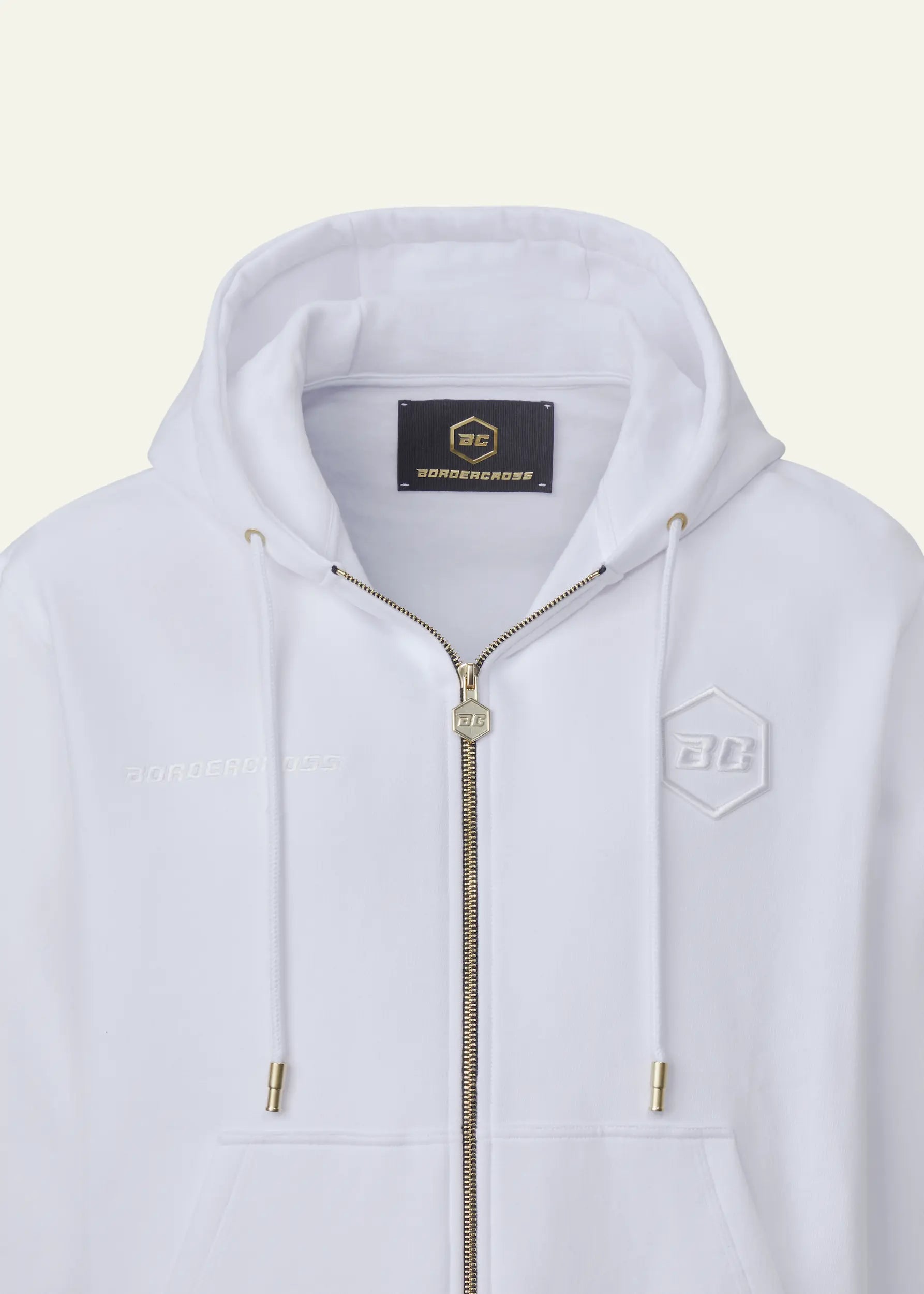 Zip-Hoodie White