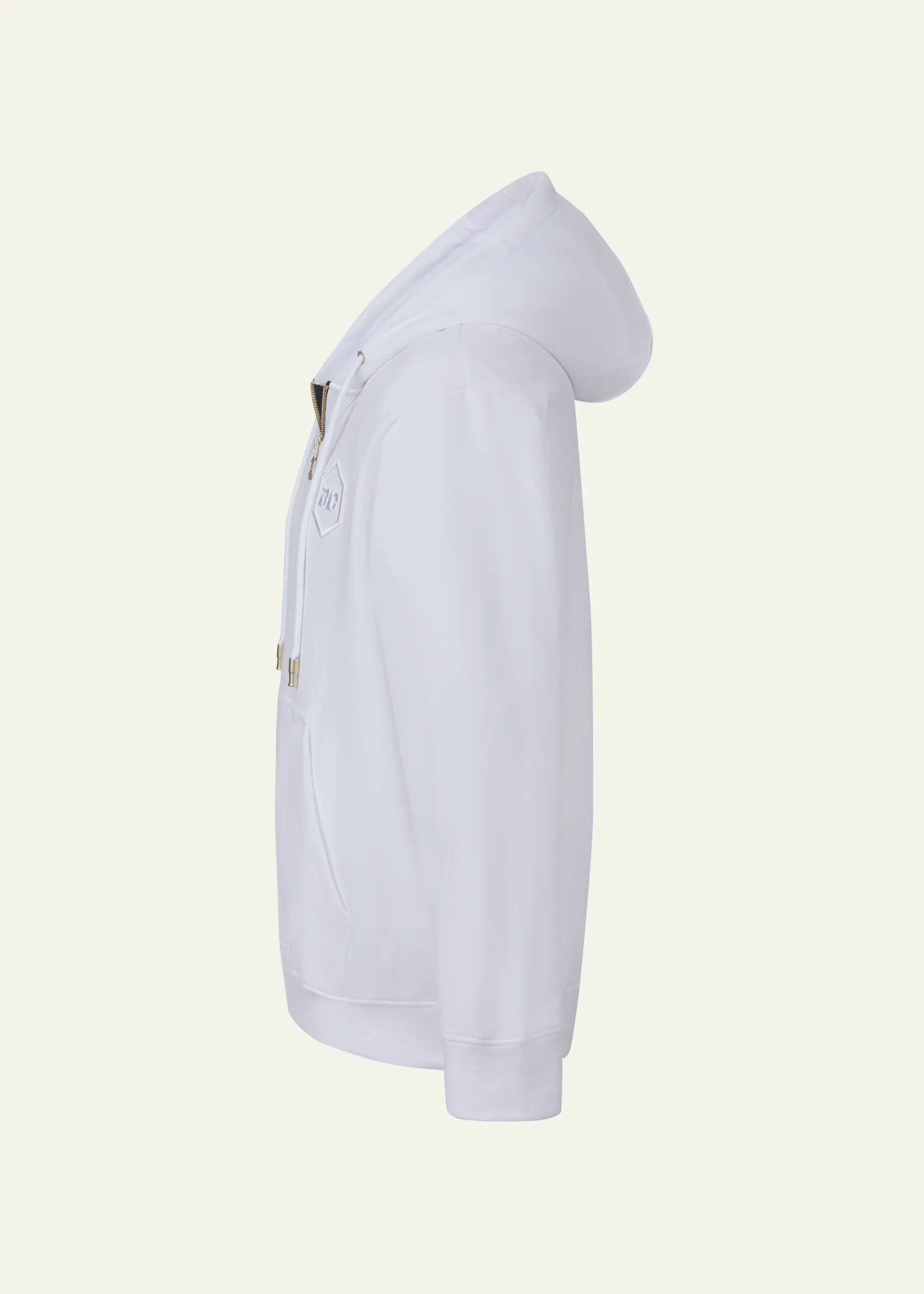 Zip-Hoodie White